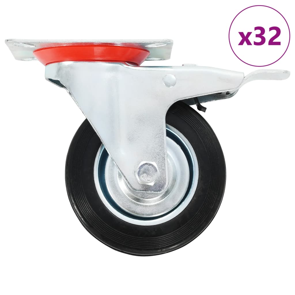 VidaXL 32 Stück Lenkräder 100 mm