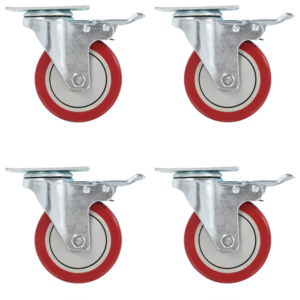 VidaXL Rollen 12 Stück 100 mm