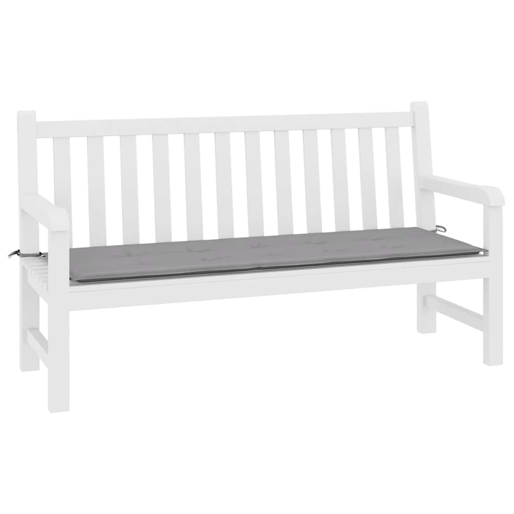 Vidaxl Garden Bench Kissen 200x50x4 cm Oxford Stoff grau