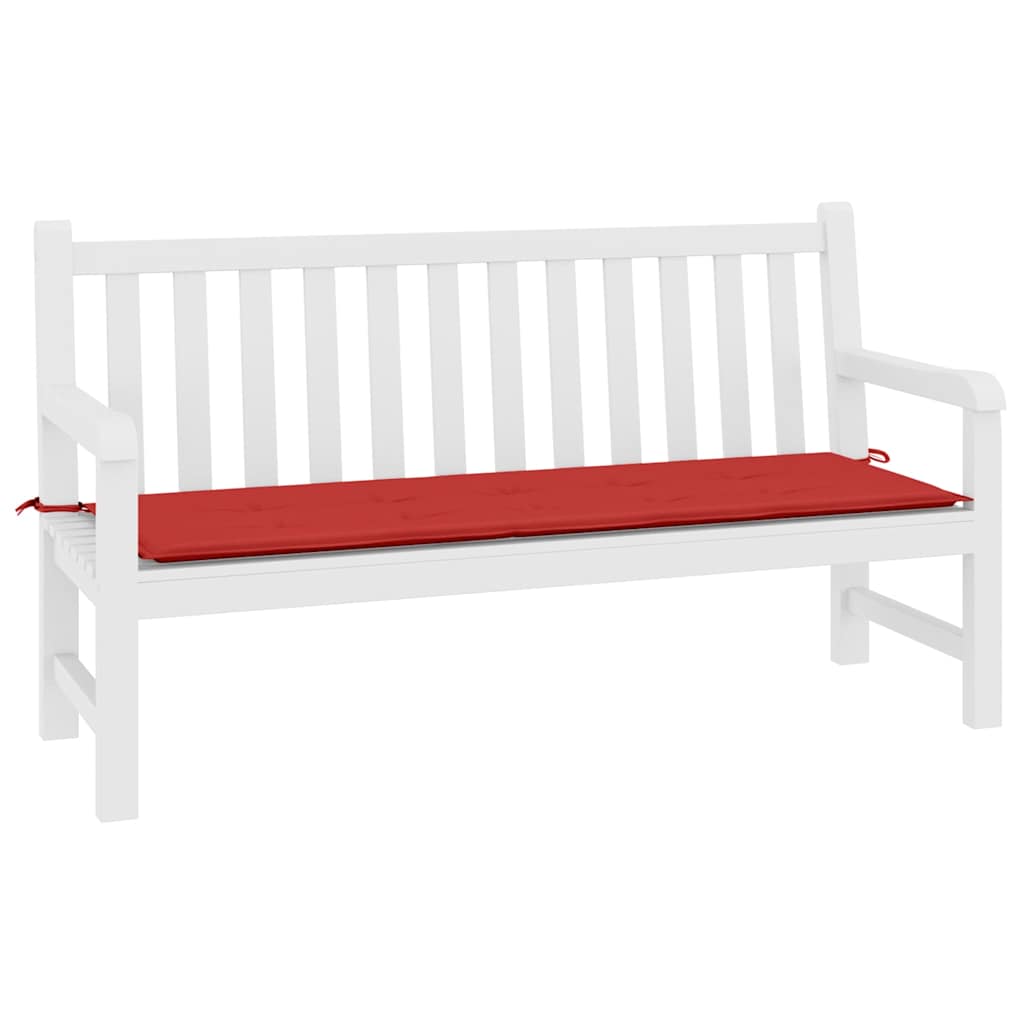 Vidaxl Garden Bench Kissen 200x50x4 cm Oxford Stoff rot