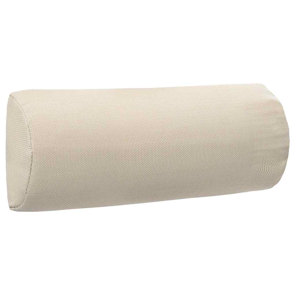 VidaXL Kopfstütze für Sonnenliege 40x7,5x15 cm Textilene Creme