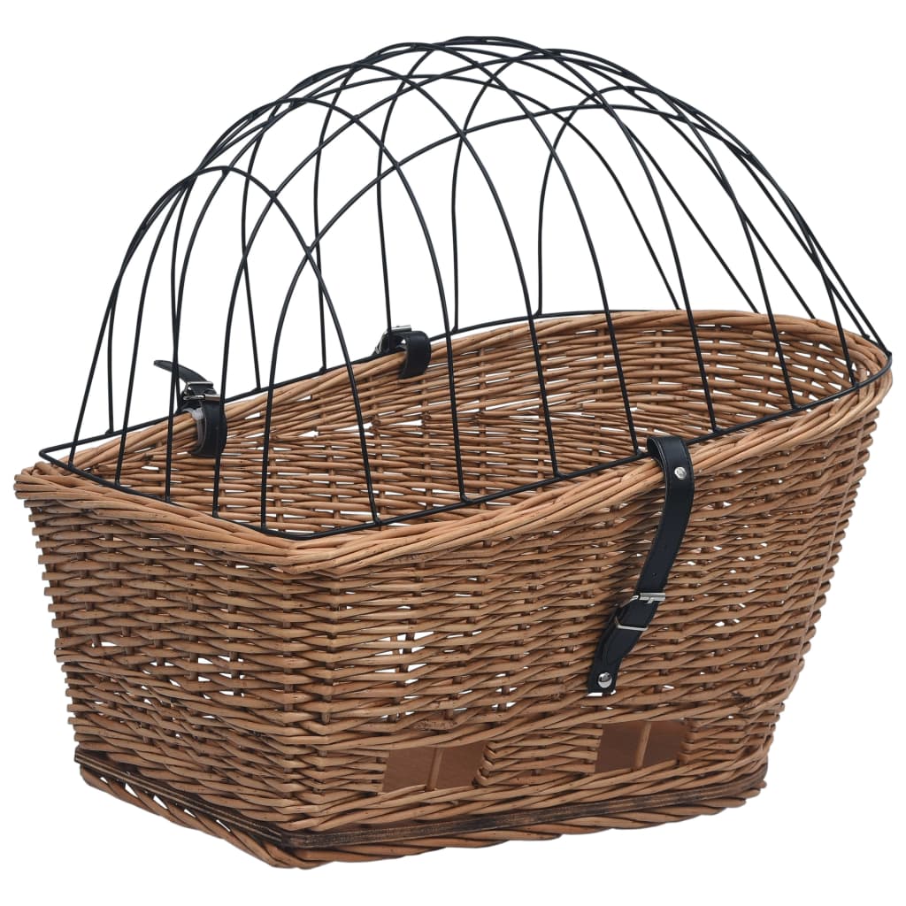 Vidaxl -Fahrradkorb für Gepäckregal 55x31x36 cm Natural Willows