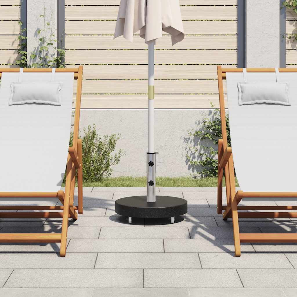 Vidaxl Parasol Fuß um 30 kg Granit schwarz
