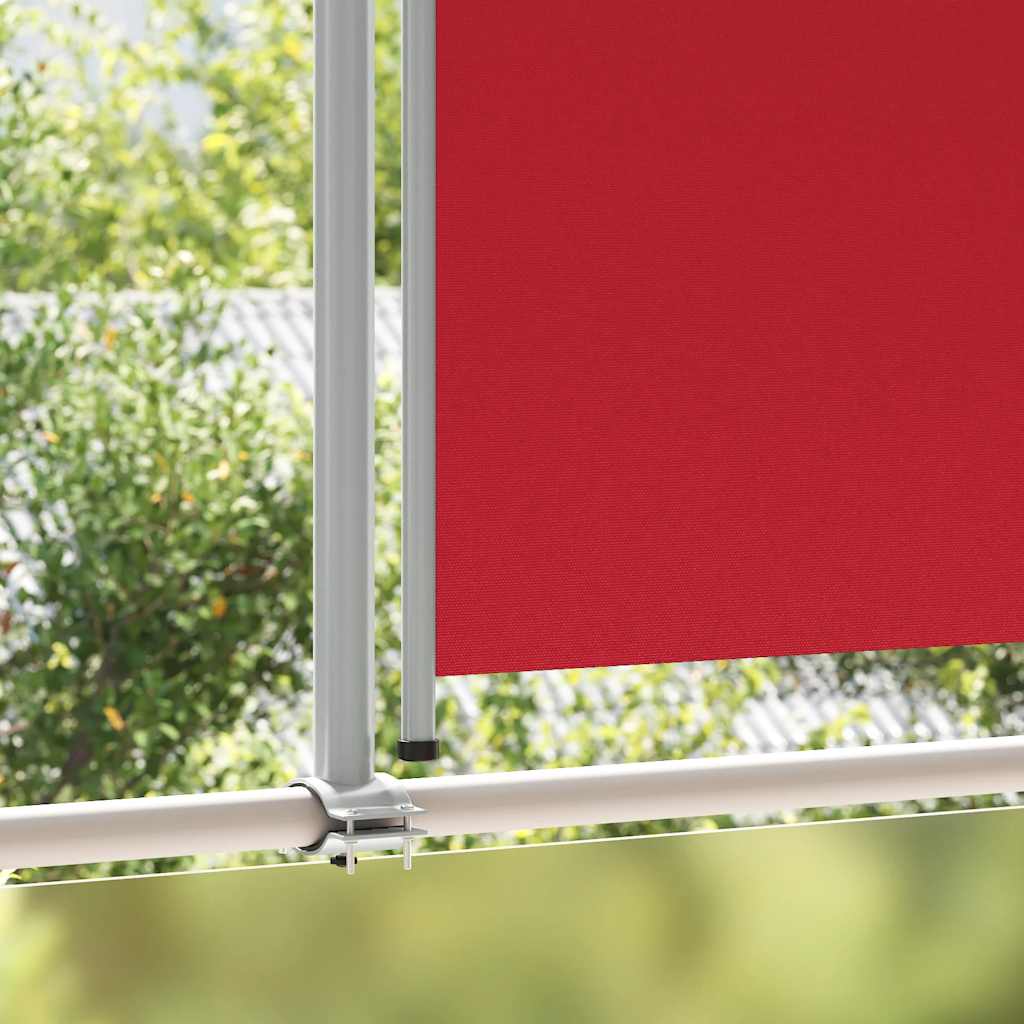 Vidaxx ausziehbarer Gartenschirm 140x300 cm rot
