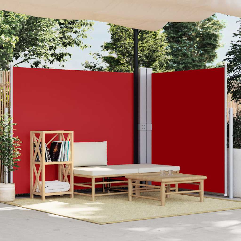 VIDAXL -Windschutzscheibe ausziell 160 x 600 cm rot