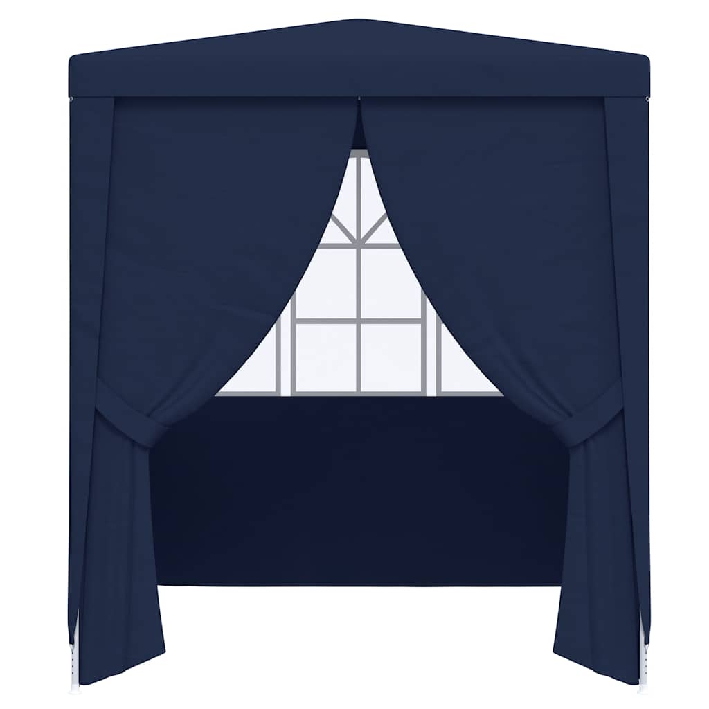 Vidaxl -Partyzelt mit Seitenwänden Professional 90 g m² 2x2 m blau