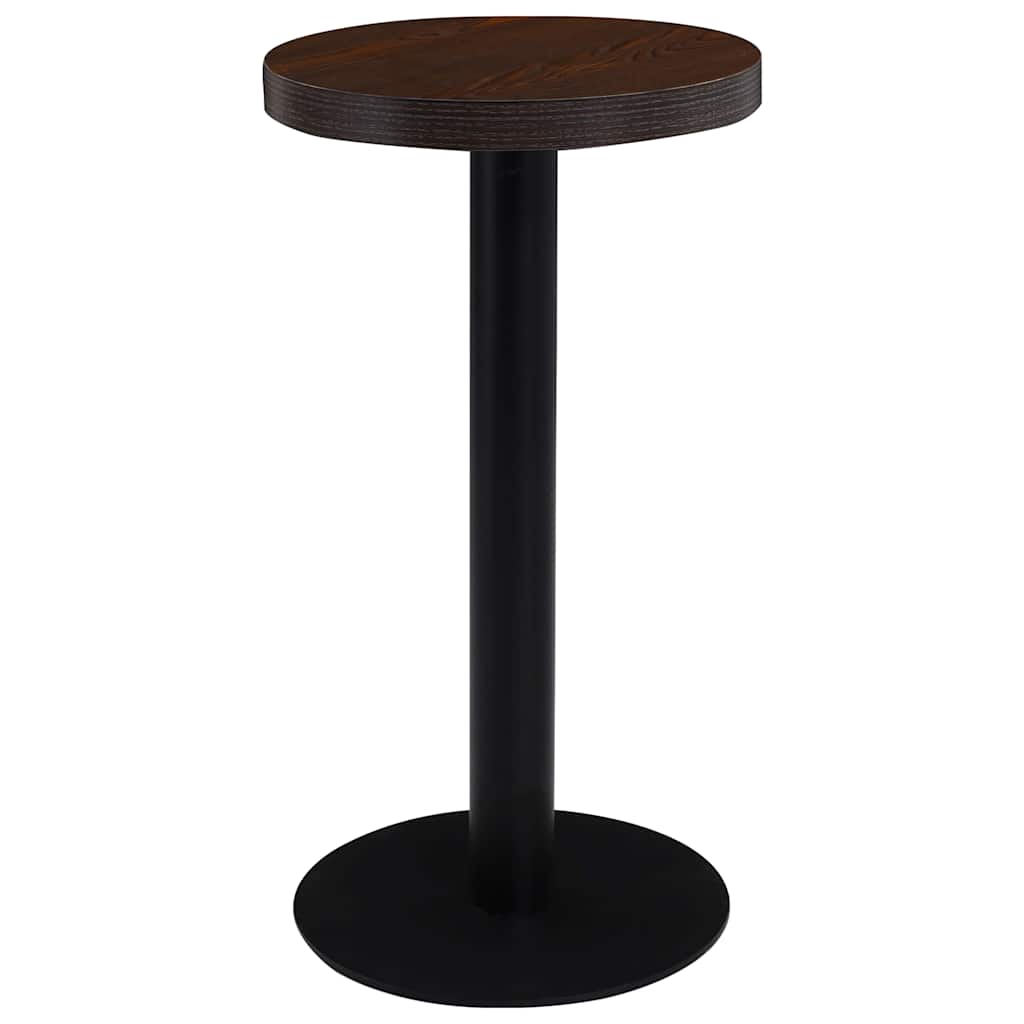 Vidaxl bistrotafel 40 cm mdf donkerbruin
