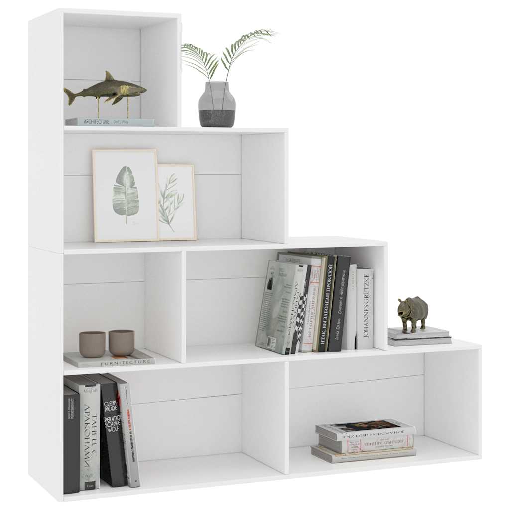 Vidaxl boekenkast kamerscherm 155x24x160 cm bewerkt hout wit
