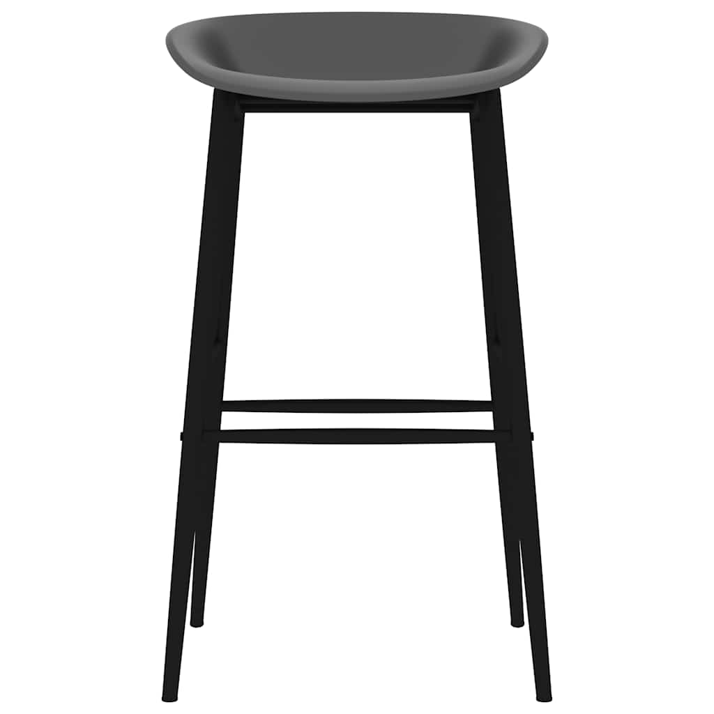 Vidaxl barstoelen 2 st grijs
