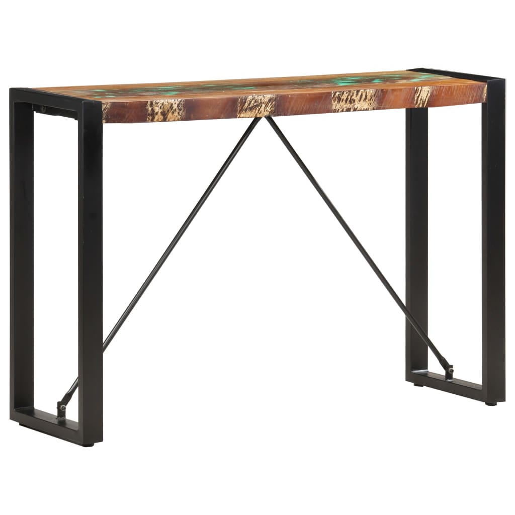 Vidaxl wandtafel 110x35x76 cm massief gerecycled hout