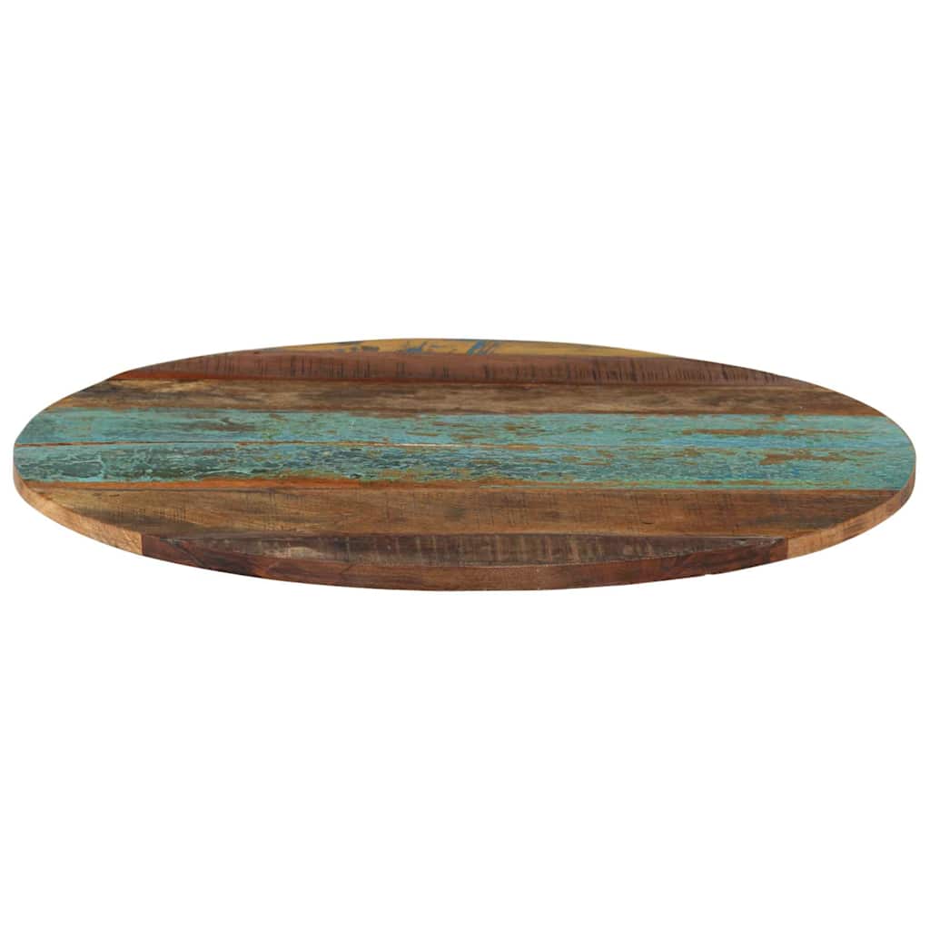 Vidaxl tafelblad rond 15-16 mm 60 cm massief gerecycled hout