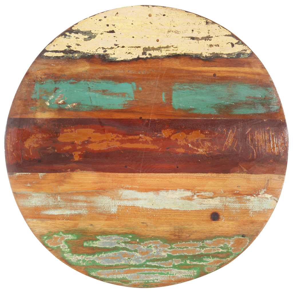 Vidaxl tafelblad rond 25-27 mm 40 cm massief gerecycled hout