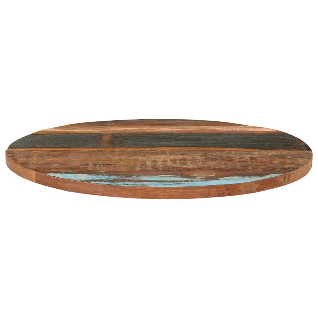 Vidaxl tafelblad rond 25-27 mm 70 cm massief gerecycled hout