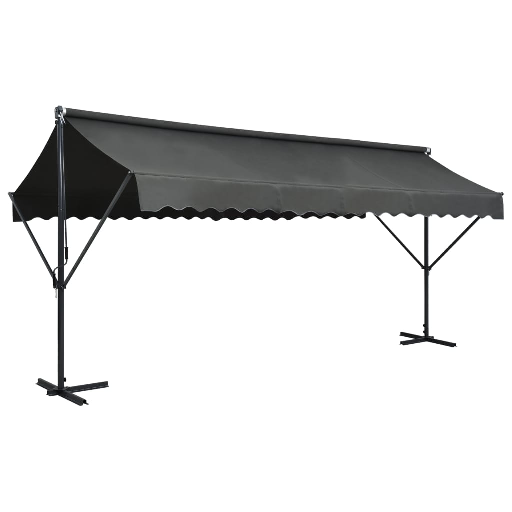 Vidaxl Luifel 500 x 300 cm Anthrazit abgelöst