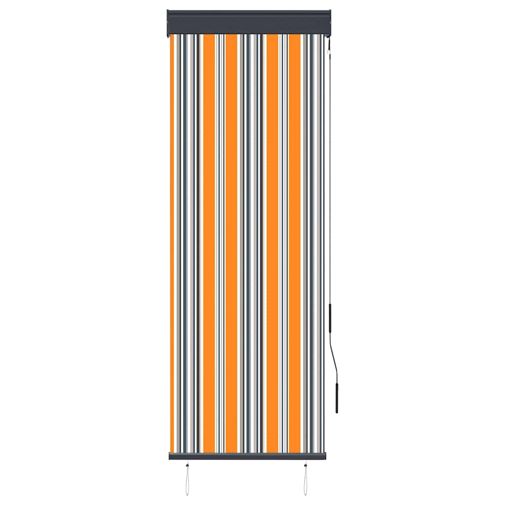 Vidaxl Roller Blind für äußere 60x250 cm gelb und blau