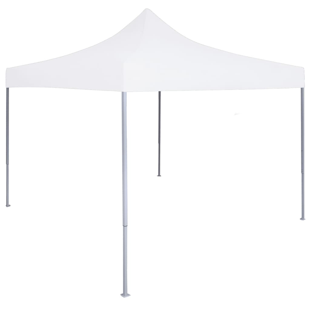 VidaXL Partyzelt professionell faltbar 2x2 m Stahl weiß
