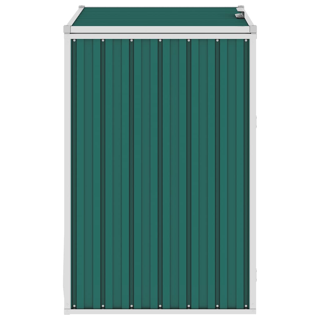 Vidaxx Abfallbehälter Aufbewahrung 72x81x121 cm Stahl grün