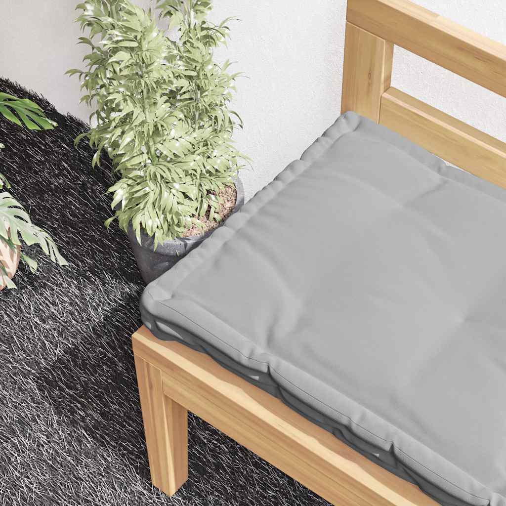 Vidaxl Palettenbodenkissen 120 x 40 x 7 cm Baumwollgrau
