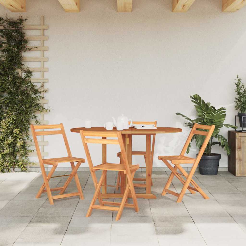 Vidaxl tuintafel inklapbaar 120x70x75 cm massief teakhout