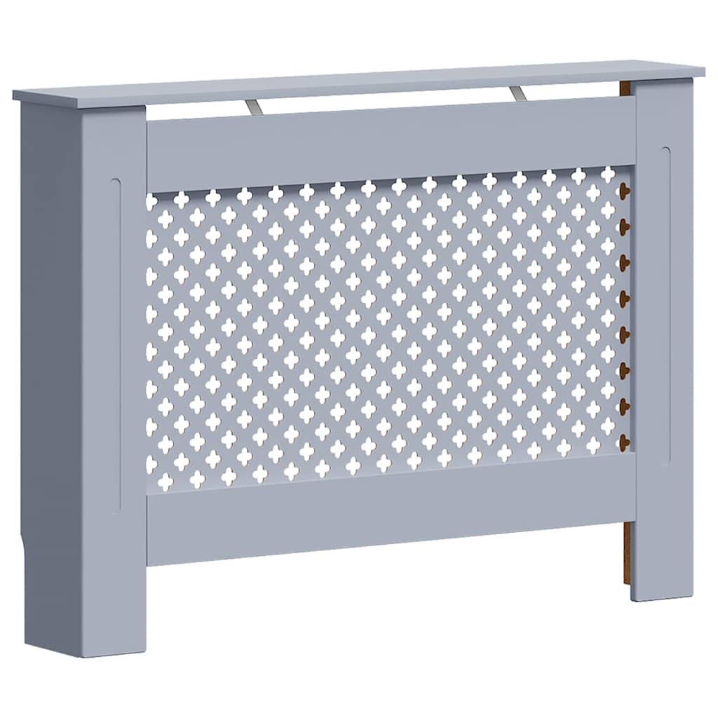 VIDAXL -Radiatorkonstruktion 112x19x81.5 cm MDF -Anthrazit