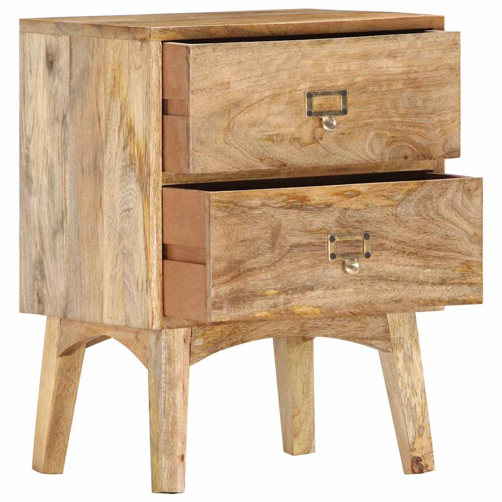 Vidaxl nachtkastje 40x35x55 cm massief mangohout