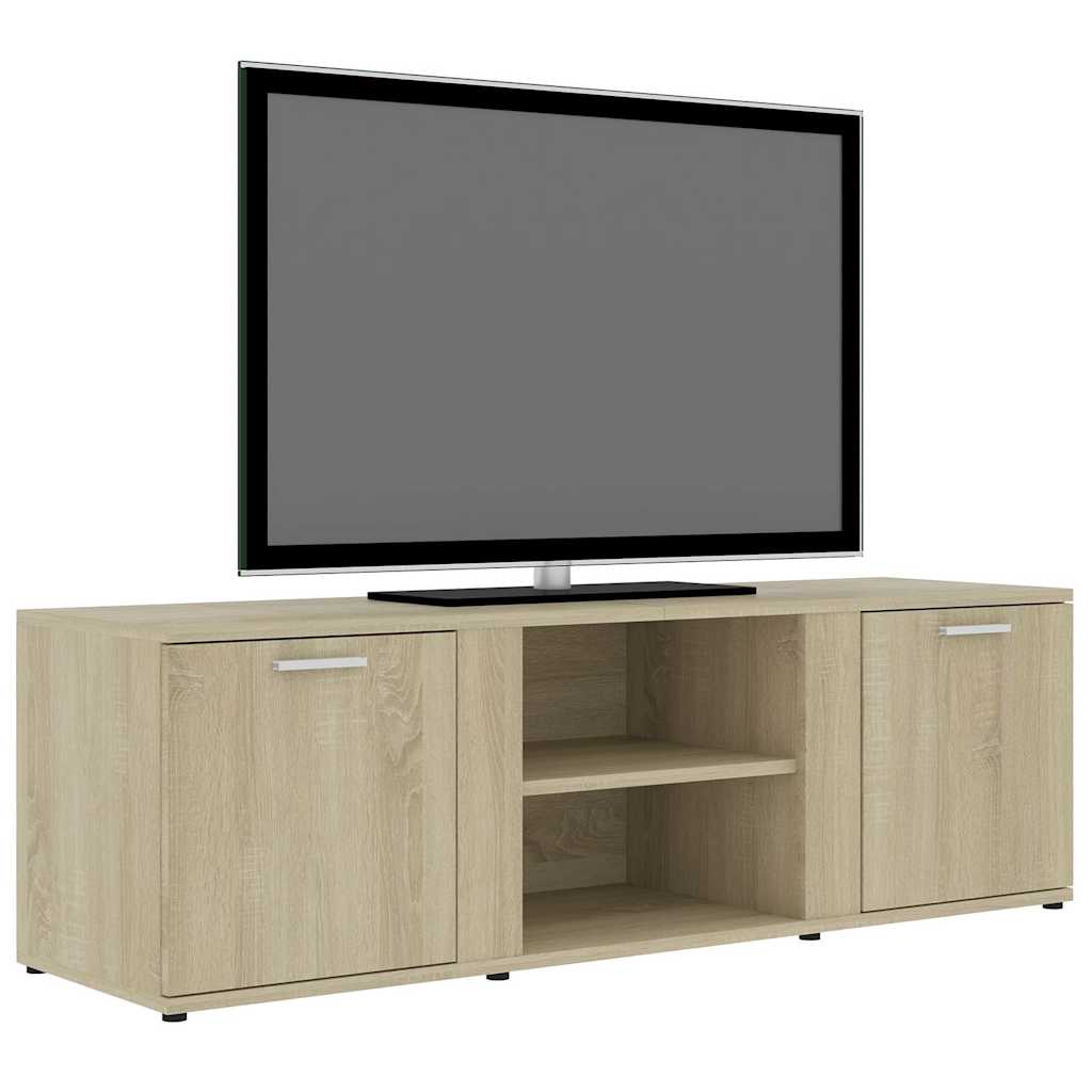 Vidaxl tv-meubel 120x34x37 cm bewerkt hout sonoma eikenkleurig