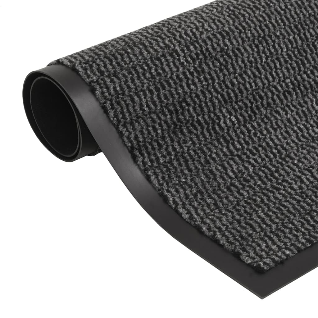 VIDAXL DROOGLOOP MATS 2 PC RETTANGULULE TUFTED 40 x 60 cm Anthrazit
