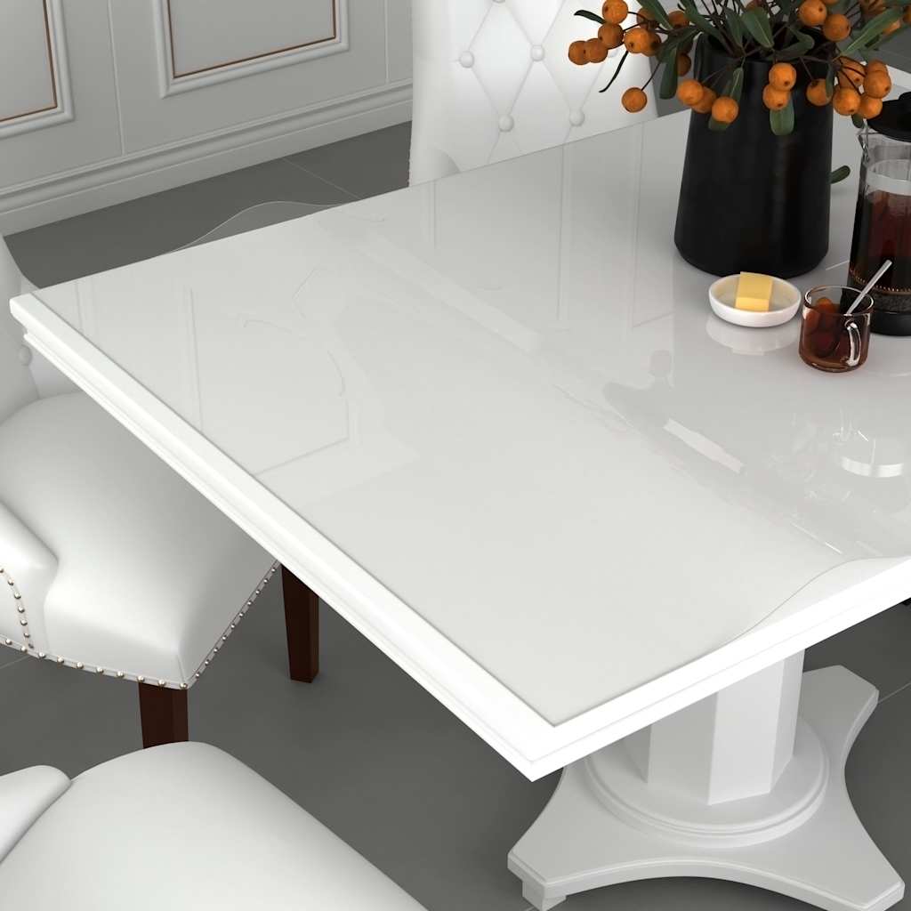 Vidaxl tafelbeschermer 100x90 cm 1,6 mm pvc transparant
