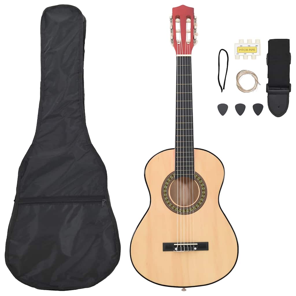 Vidaxl 8-teilige Gitarrenset klassische Kinder und Anfänger 1 2 34
