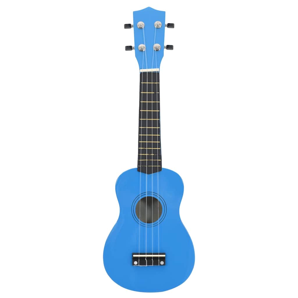 Vidaxl Ukulele-Set mit Tasche für Kinder Sopran 21'' blau