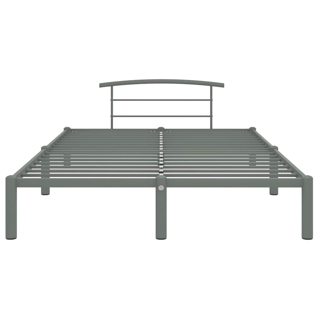 Vidaxl bedframe metaal grijs 120x200 cm