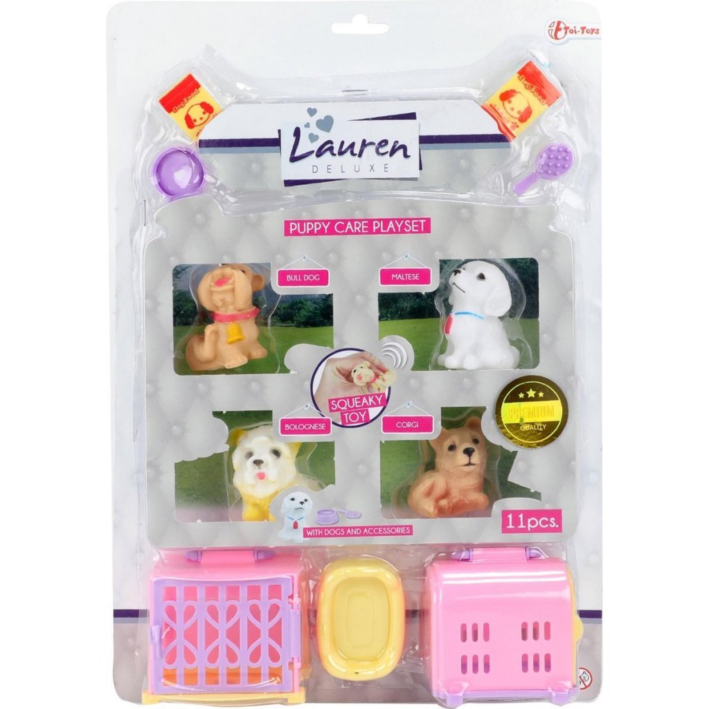 Lauren Deluxe Welpen im Koffer + Sound