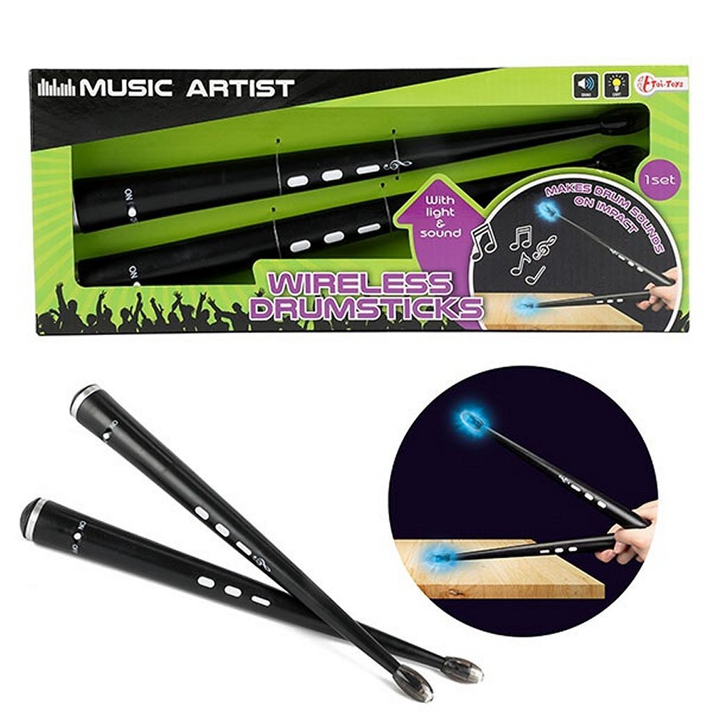 Musikkünstler Musikkünstler Kabellose Drumsticks + Sound + Licht