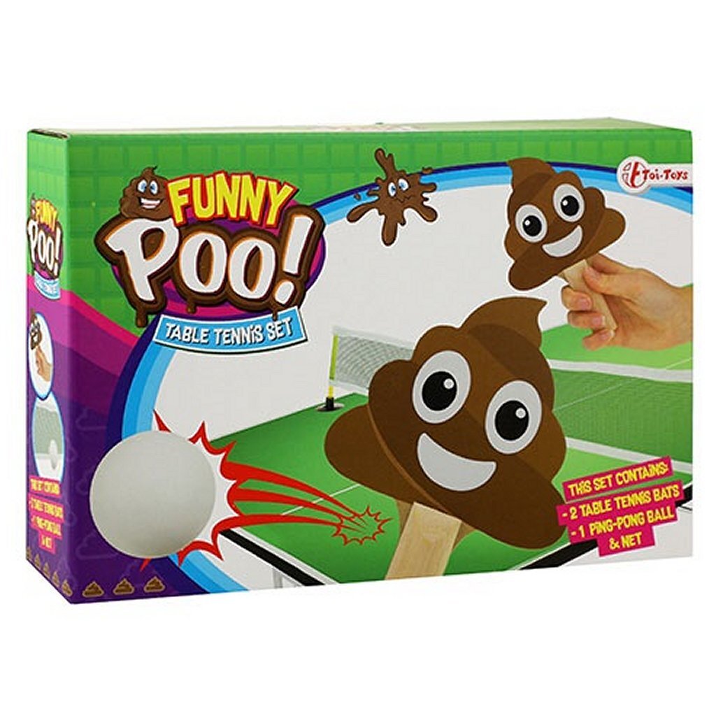 Funny Poo Funny Poo Tischtennis-Set