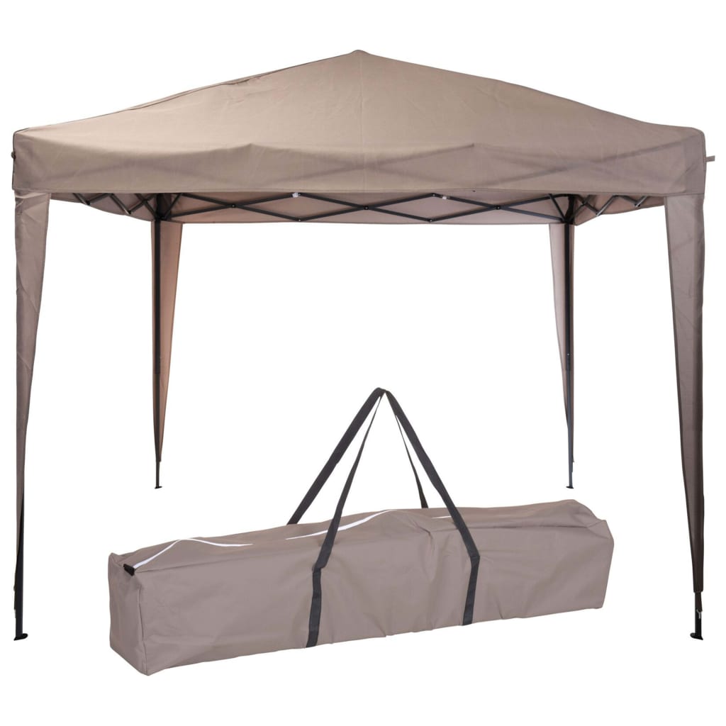 Progarden Progarden Partyzelt Easy-Up 300x300x245 cm Taupe