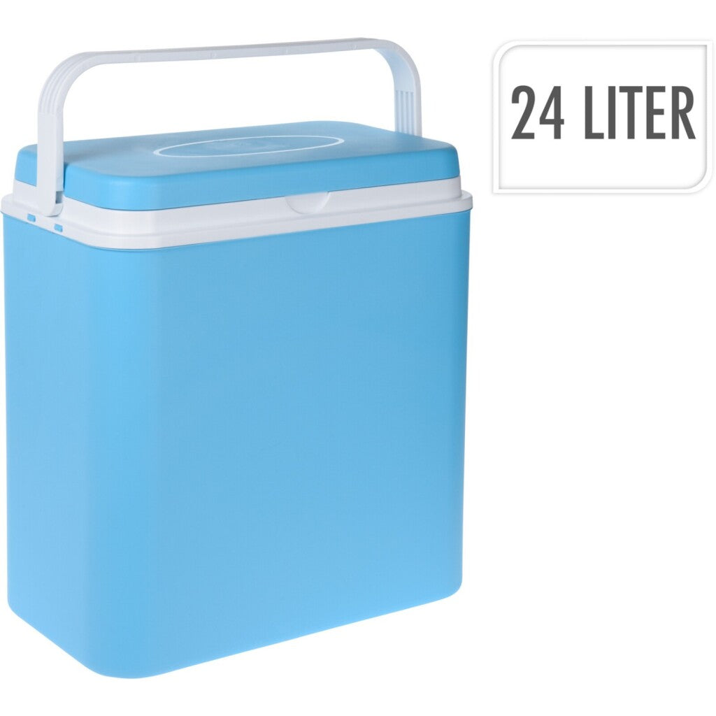 Basic Kühlbox 24l blau weiß