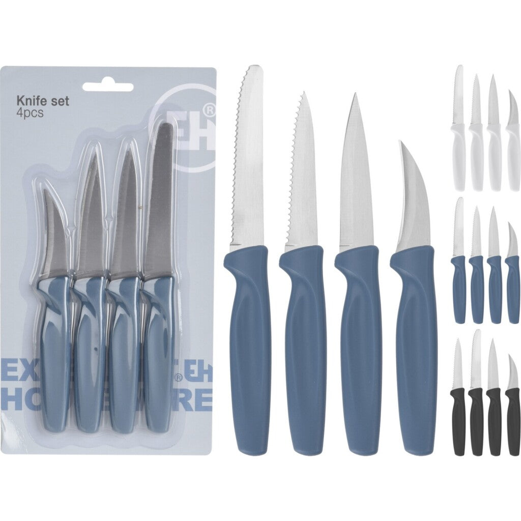 Excellent Houseware 4-teiliges Küchenmesserset