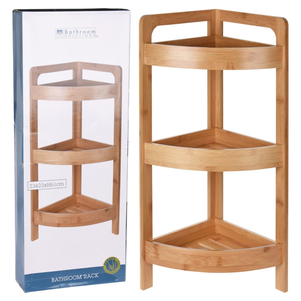 Badezimmerlösungen Badezimmerlösungen Badezimmer Rack 3-layer Bambus