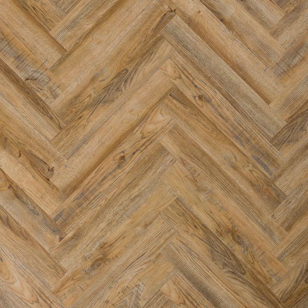 Wallart-Bretter Holz-Look Recycelte Eiche Vintage Brown