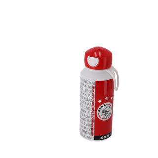 Ajax Pop-up-Becher mit weiß-rot-weißem Logo