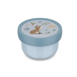 Mepal Obstbox Campus Little Dutch - 300 ml - inklusive Obstgabel - gut verschließbar - Snackbox - Waldfreunde