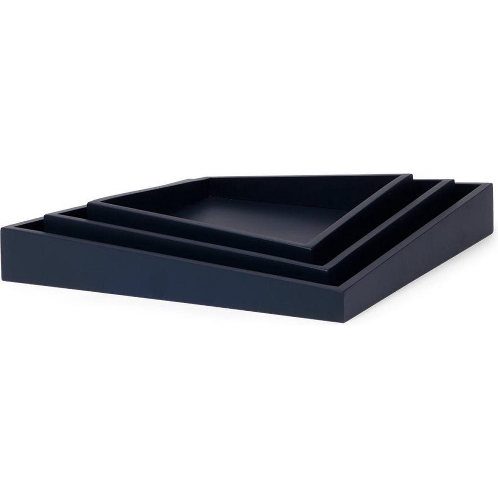 No Brand Senza Tabletts blau 30 cm 3er-Set