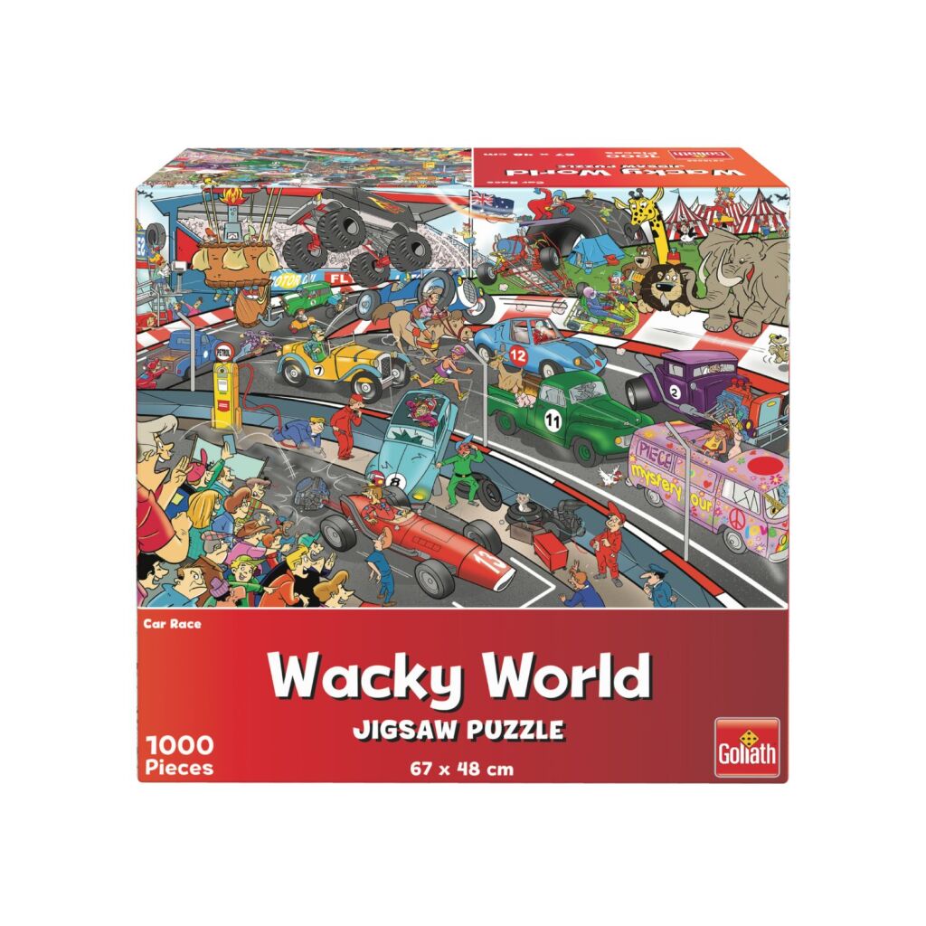 Goliath Wacky World Puzzle Autorennen 1000 Teile
