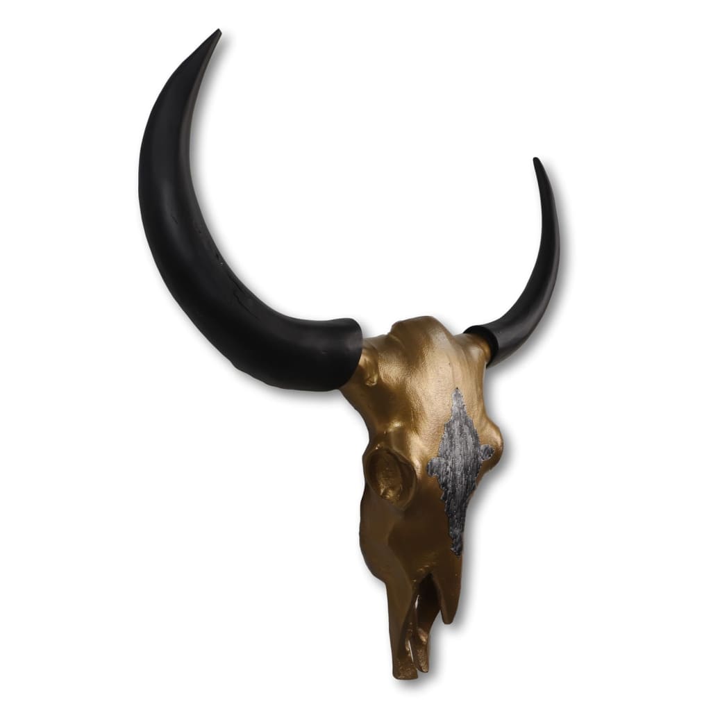 HSM Collection Buffalo Head Decorative L 80x10x80 cm