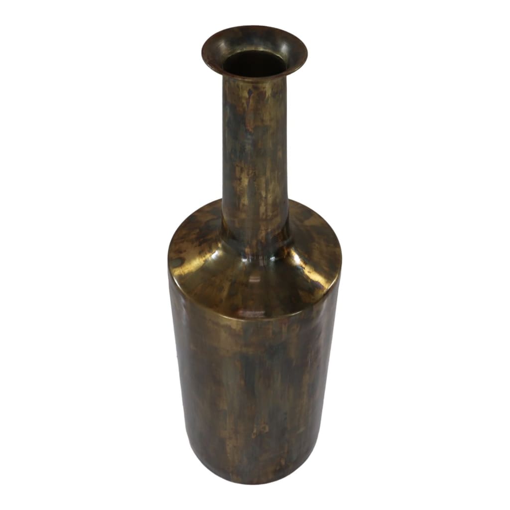 HSM Collection Vase Bergamo Groot 24x75 cm Goldfarbe