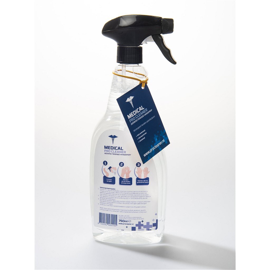 Medical Pro Cleaner Desinfektions-Handspray 750 ml Box 10 Stück