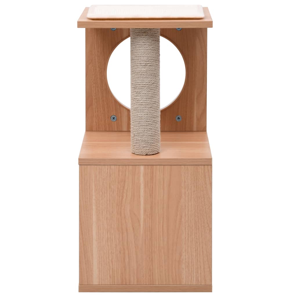 Vidaxl -Katzenkratzen mit Sisal Krabmat 60 cm