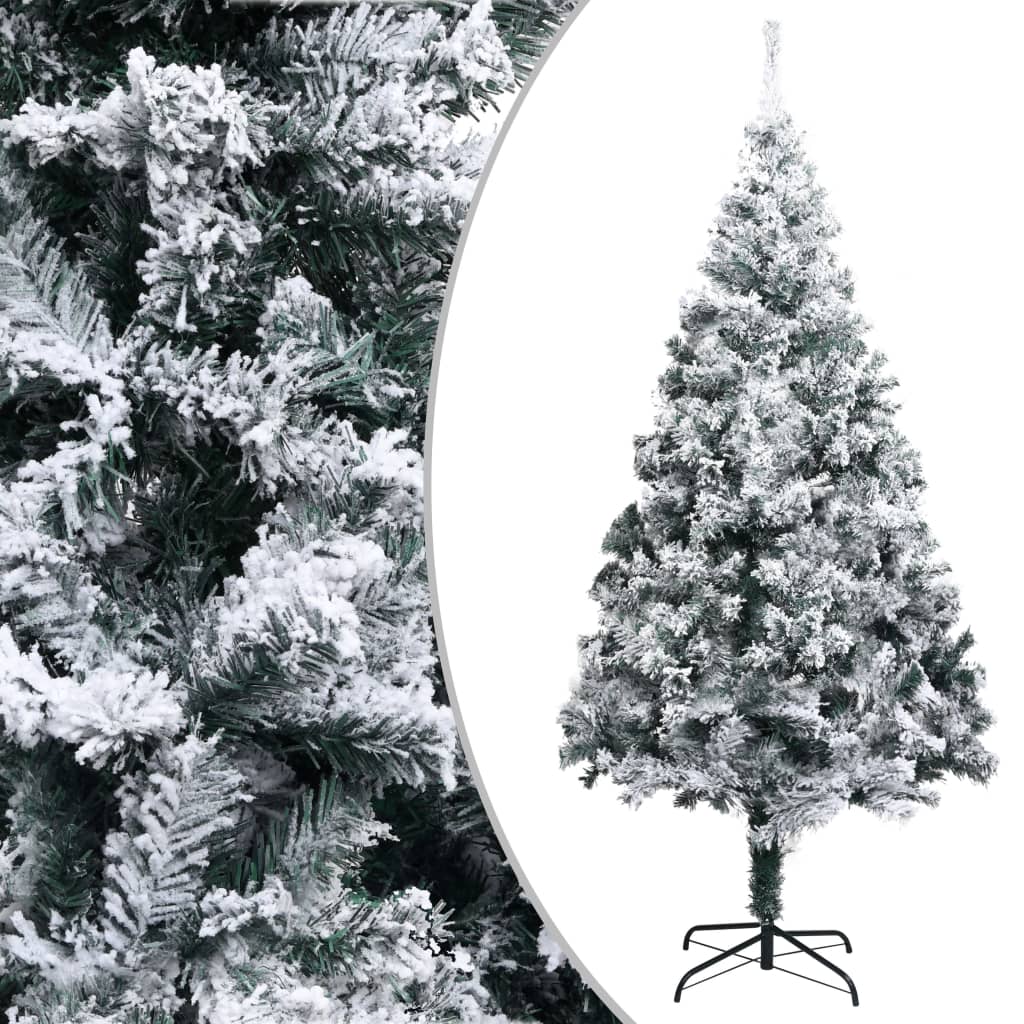 Vidaxx künstlicher Weihnachtsbaum mit Schnee 180 cm grün
