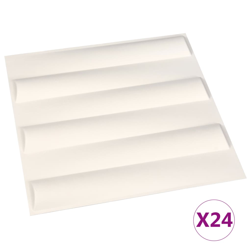 Vidaxxl Wandpaneele 24 Stk. 3d 6 m² 0,5x0,5 m