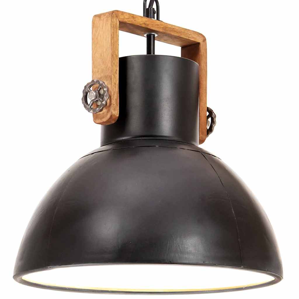Vidaxx Hängelampe Industrie rund 25 W E27 30 cm schwarz